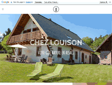 Tablet Screenshot of gites-chez-louison.fr